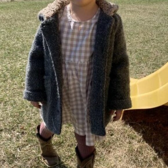 zara kids wool chic coat 4-5t - Picture 1 of 4